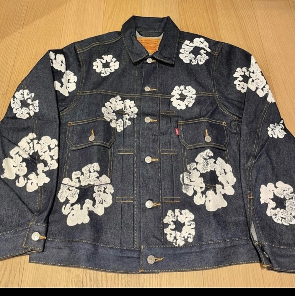 Denim tears medium jean jacket new